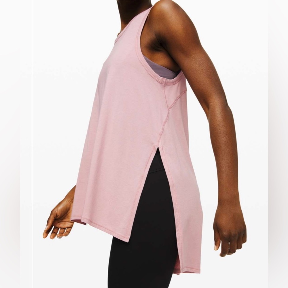 Lululemon - Long For Length Tank - Smoky Blush - Size 8/10 - Picture 4 of 8